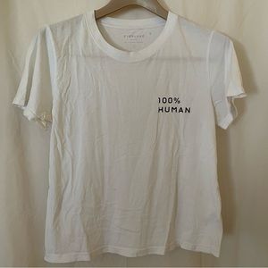 Everlane White 100% Human t shirt